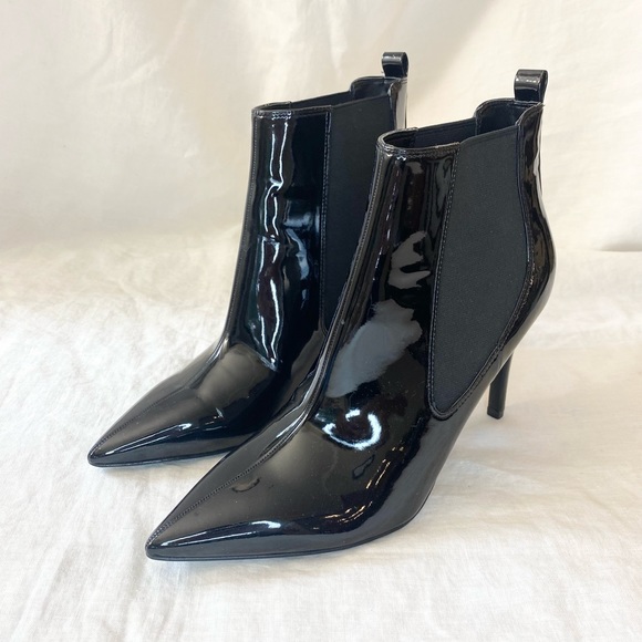 Nine West Joliee Stiletto Patent Leather Ankle Boot - Picture 3 of 16